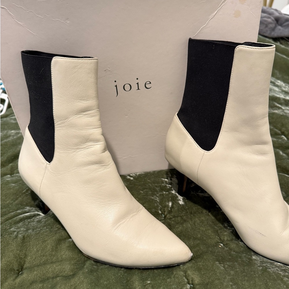 Joie Elegant Black and White Women's Heels